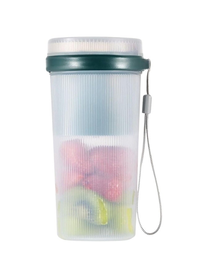 خلاط شخصي صغير محمول 300 مل – خلاط عصير USB قابل لإعادة الشحن، 6 شفرات من الفولاذ المقاوم للصدأ للمطبخ والمنزل والسفر والمكتب والرياضة، تشغيل بزر واحد،مثالي للعصائر، مخفوق البروتين وطعام الأطفال - Image 2